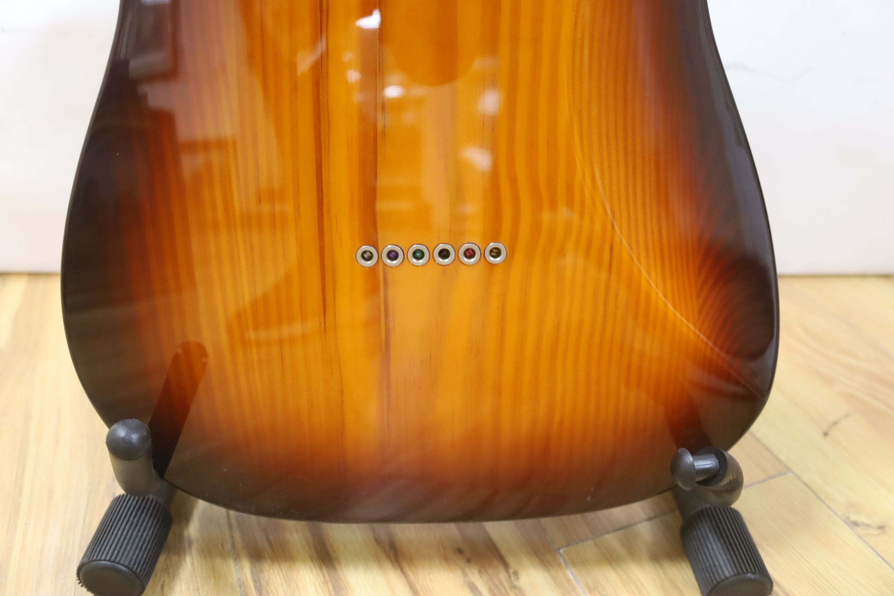 A Fender Telecaster guitar. Serial number CGF1314464
